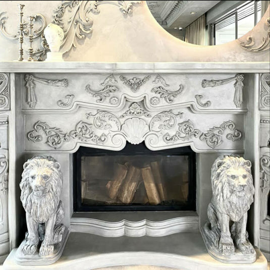 mikro çimento şömine